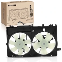 Dual Radiator Cooling Fan with Shroud Assembly for 2004-2009 Toyota Prius
