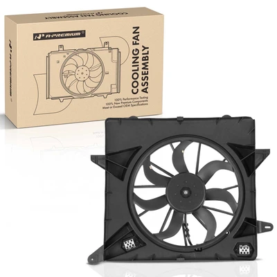 Engine Radiator Cooling Fan Assembly with Shroud