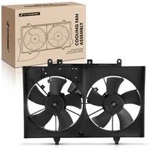 Dual Radiator Cooling Fan Assembly with Controller