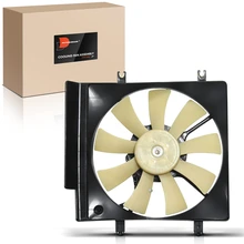 Single AC Condenser Fan with Shroud Assembly for 2001-2004 Subaru Outback