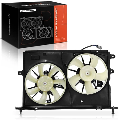 Dual Radiator Cooling Fan Assembly with Shroud