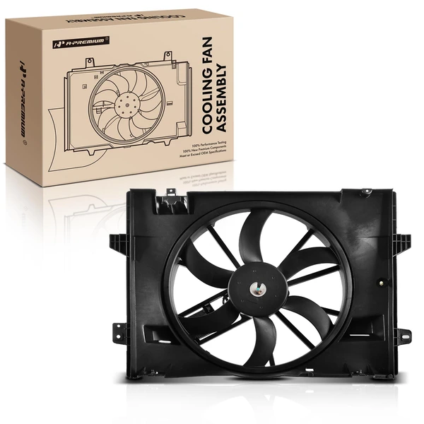 Radiator Fan Assembly withController for 2006-2011 Mercury Grand Marquis