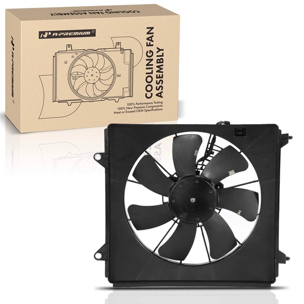 Engine Radiator Cooling Fan Assembly for Acura TSX 2009-2014 Honda Accord