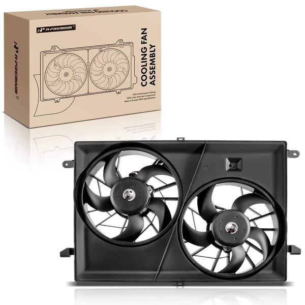 Dual Fan Assembly without Controller for 2009-2017 Chevrolet Traverse
