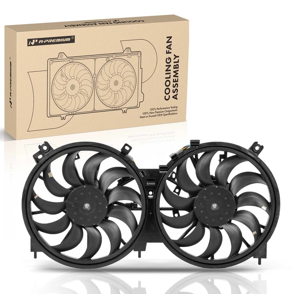 Engine Radiator Cooling Fan Assembly for 2011-2017 Nissan Quest