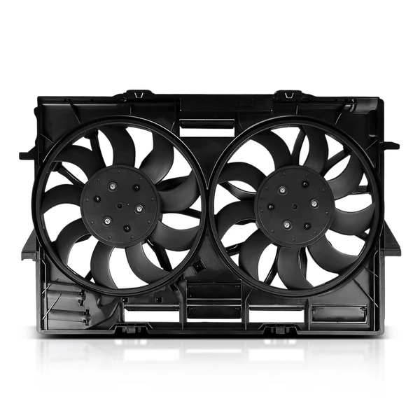 Dual Radiator Cooling Fan Assembly with two Brushless Motor for 2015-2022 Porsche Macan