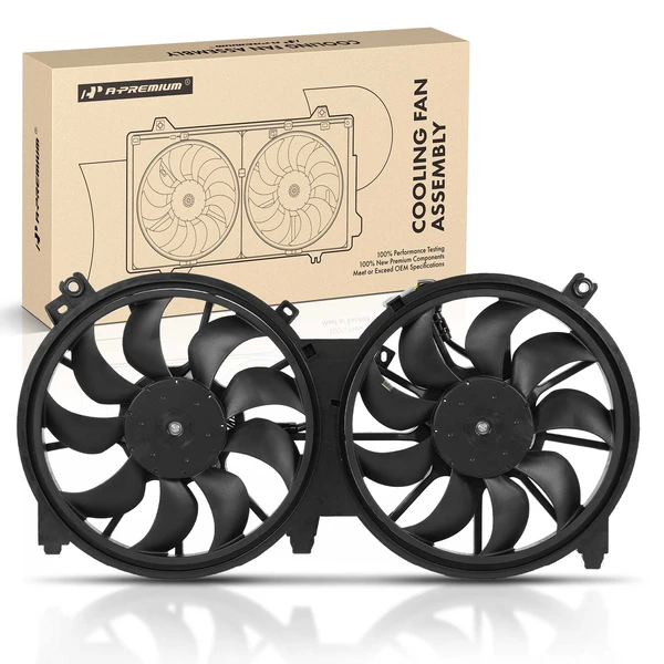 Engine Radiator Cooling Fan Assembly with Motor for Nissan Maxima 2009-2014 3.5L