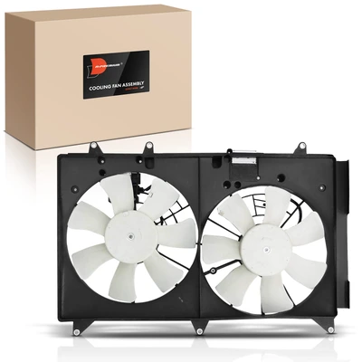 Dual Radiator Cooling Fan Assembly with Shroud