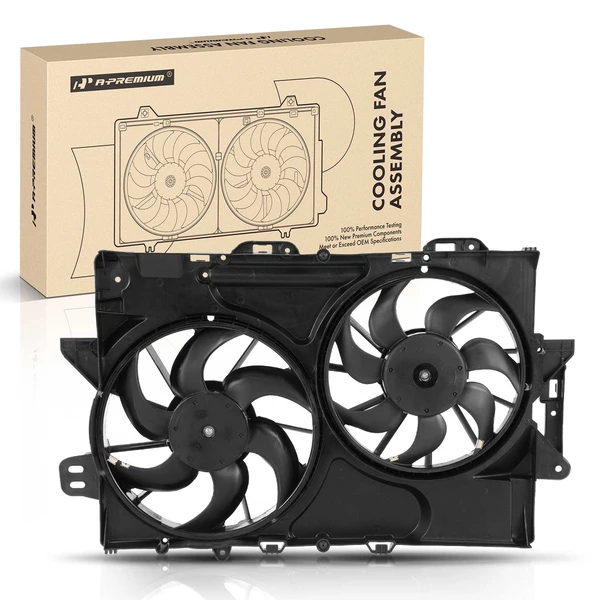 Engine Radiator Cooling Fan Assembly with Shroud for 2010-2012 GMC Terrain