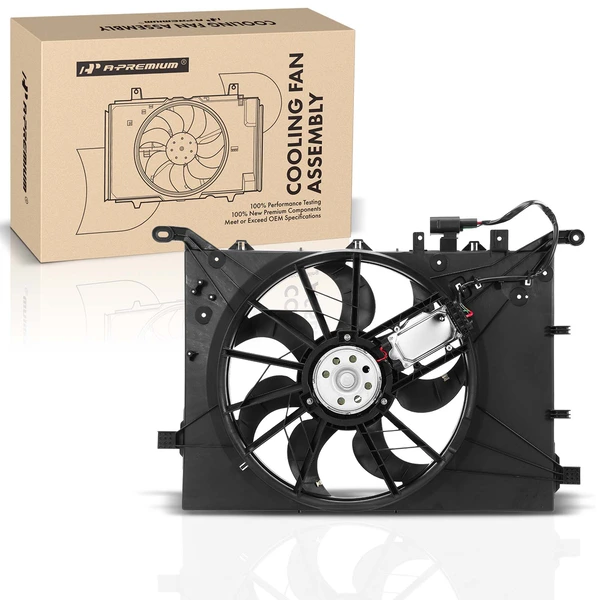Engine Radiator Cooling Fan Assembly for Volvo S60 2004-2005 S80 2004-2006