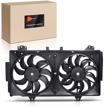 Dual Radiator Cooling Fan with Shroud Assembly for 2011-2013 Mazda 6