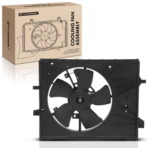 Radiator Cooling Fan Assembly with Shroud for Mazda MX-5 Miata 2006-2015 L4 2.0L