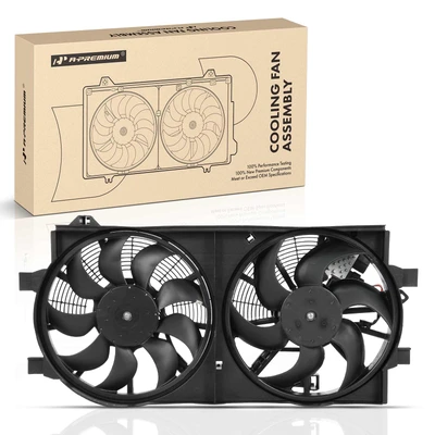 Engine Radiator Cooling Fan Assembly with Shroud