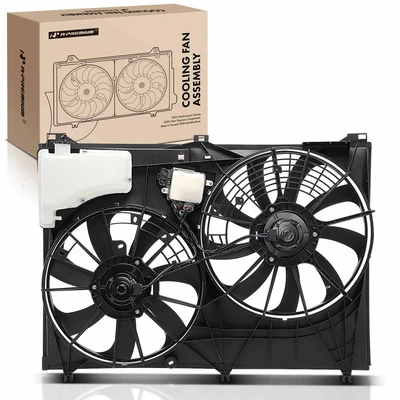 Dual Radiator Cooling Fan Assembly with Controller