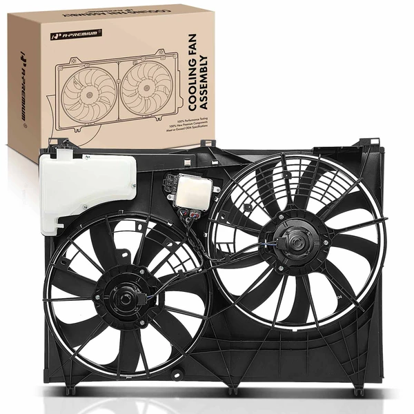 Dual Radiator Cooling Fan Assembly with Controller for Toyota Highlander 14-18