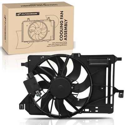 Left Radiator Fan Assembly with Shroud & Controller