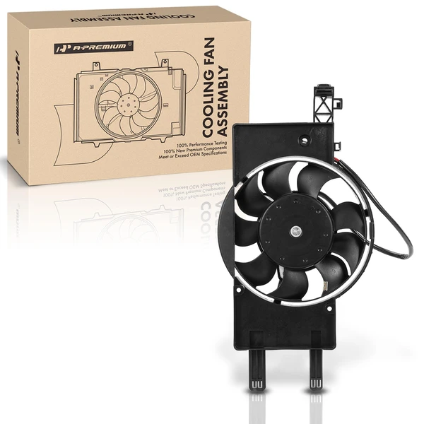 Right Engine Radiator Cooling Fan Assembly for 2015-2018 Ford Focus