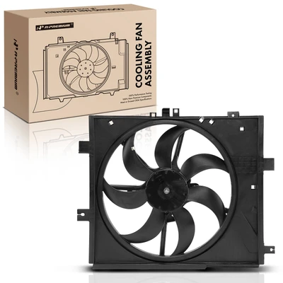 Engine Radiator Cooling Fan Assembly with Shroud
