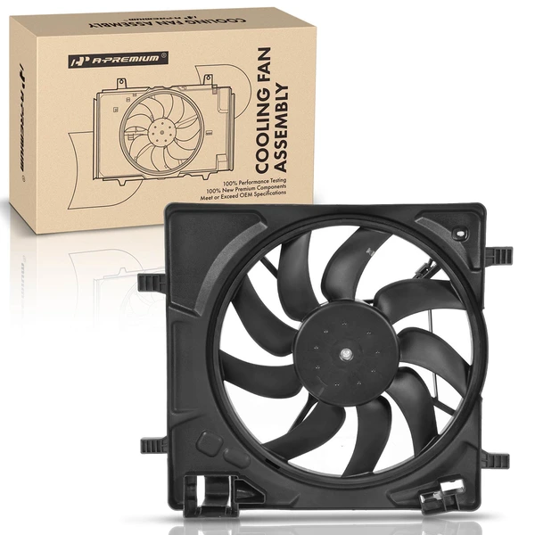 Engine Radiator Cooling Fan Assembly for 2013-2015 Chevrolet Spark