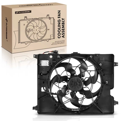 Single Radiator Cooling Fan Assembly with Control Module