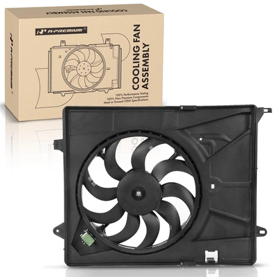 Engine Radiator Cooling Fan Assembly with Shroud