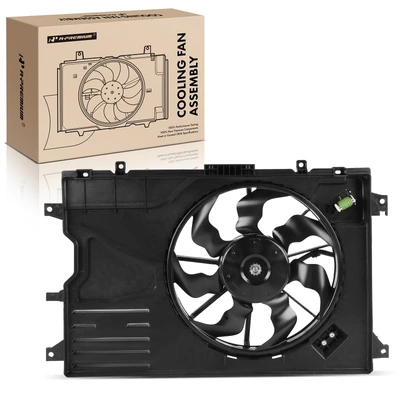 Single AC Condenser Fan Assembly with Shroud