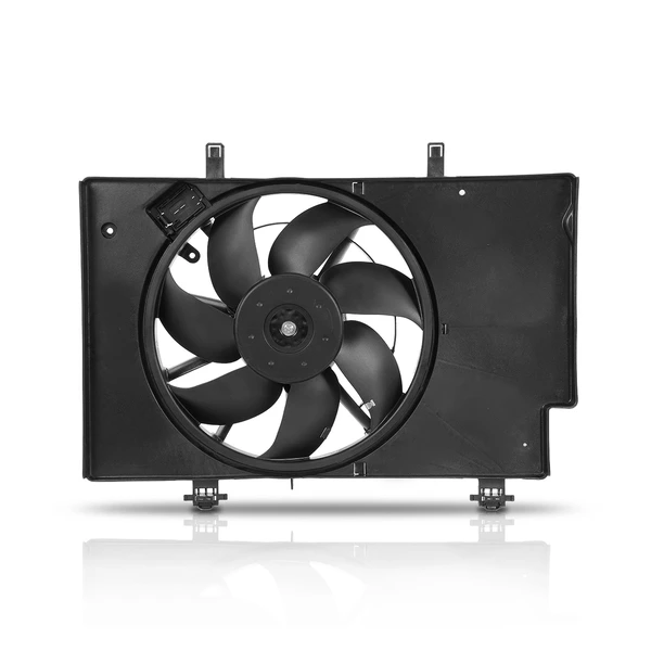 Engine Radiator Cooling Fan Assembly with Shroud for Ford Fiesta 2011-2017 1.6L