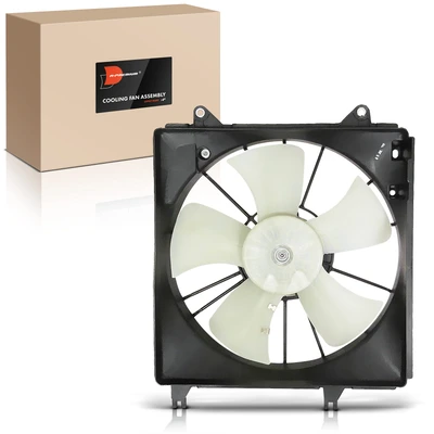 Single Radiator Cooling Fan Assembly with Shroud