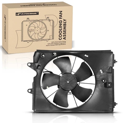 Engine Radiator Cooling Fan Assembly with Shroud for 2007-2009 Acura MDX