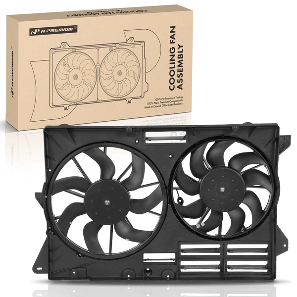 Engine Radiator Cooling Fan Assembly for 2013-2019 Ford Explorer