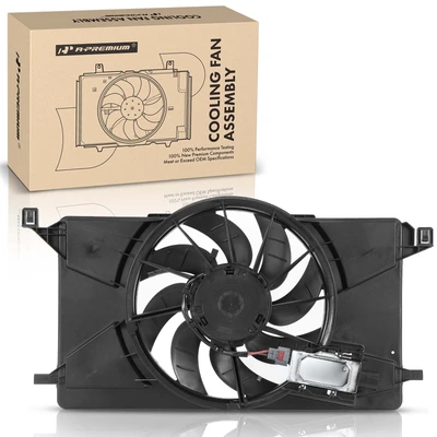 Engine Radiator Cooling Fan Assembly with Shroud