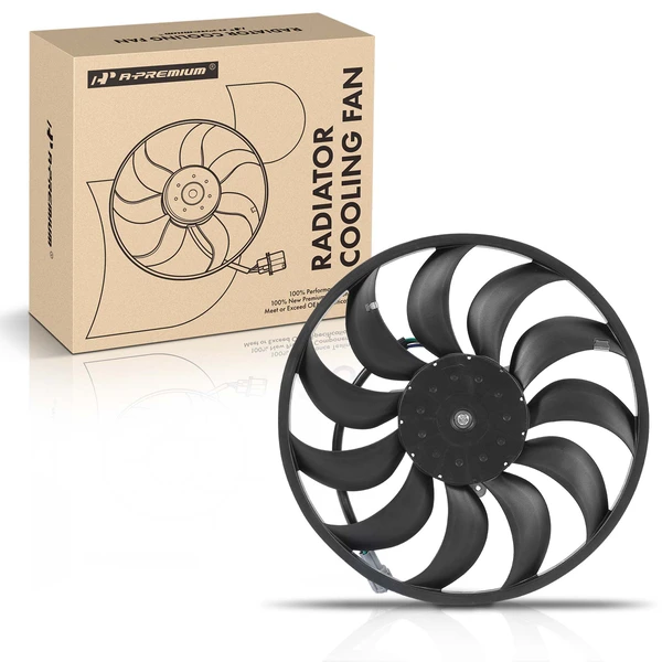 Left Engine Radiator Cooling Fan Assembly for 2009-2014 Nissan Murano