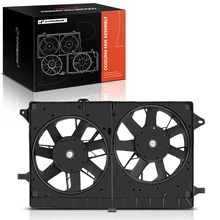 Dual Radiator & Condenser Fan Assembly with Shroud