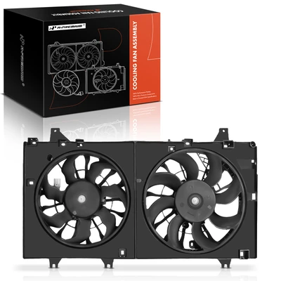 Dual Radiator Cooling Fan Assembly with Shroud