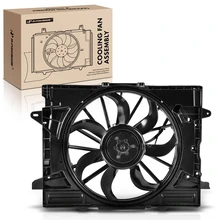 Single Radiator Cooling Fan Assembly with Brushless Motor & Shroud