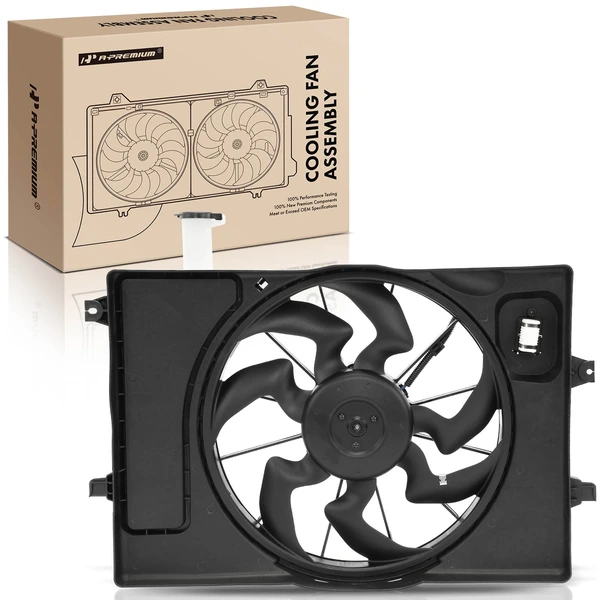 Radiator Cooling Fan Assembly for 2019-2022 Kia Forte