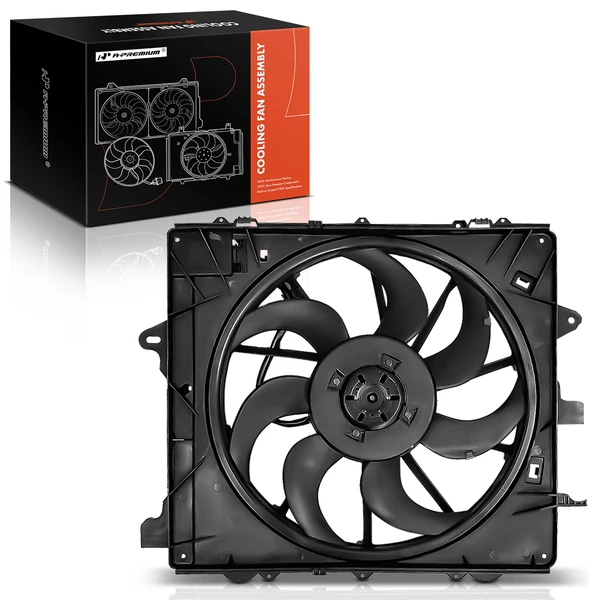 Radiator Cooling Fan Assembly with Brushless Motor for 2016-2020 Chevrolet Camaro