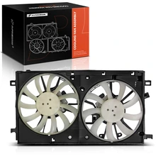 Dual Radiator Cooling Fan Assembly with Brushless for 2017-2022 Toyota Prius Prime