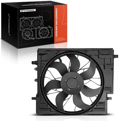 Radiator Cooling Fan Assembly with Brushless Motor & Shroud