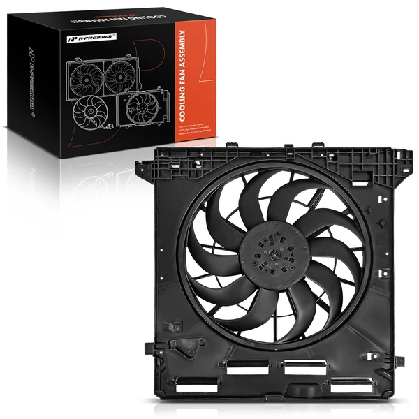 Radiator Cooling Fan Assembly with Shroud for 2020-2023 Lincoln Aviator