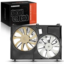 Dual Radiator & Condenser Fan Assembly for 2014-2019 Toyota Highlander