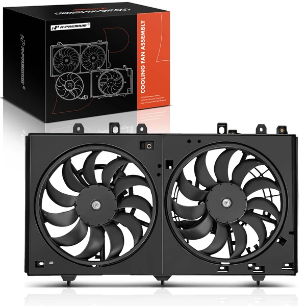 Dual Radiator & Condenser Fan Assembly with Brushless for Subaru Legacy Outback 20-24