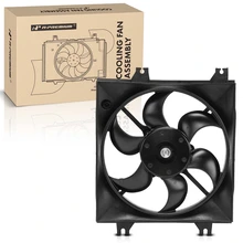 Single AC Condenser Fan Assembly for 2000-2006 Hyundai Accent