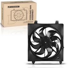Single Driver Radiator Cooling Fan with Shroud Assembly for 2007-2009 Hyundai Santa Fe