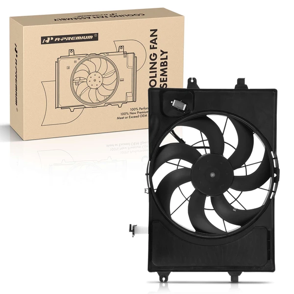 Engine Radiator Cooling Fan Assembly for 2019-2021 Hyundai Veloster