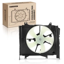 Single Engine Radiator Cooling Fan Assembly with 4-Blade for 2014-2015 Mitsubishi Mirage