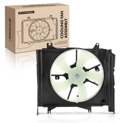 Single Engine Radiator Cooling Fan Assembly with 4-Blade