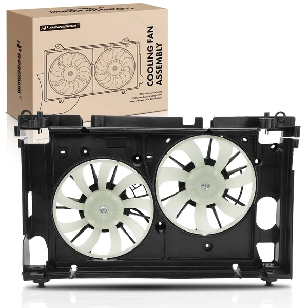 Dual Radiator Cooling Fan Assembly for 2011-2017 Lexus CT200h