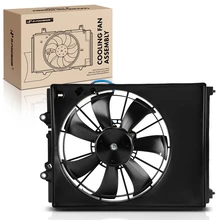Single AC Condenser Fan Assembly with Shroud for 2019-2022 Acura RDX
