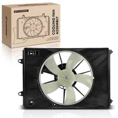 Single AC Radiator Cooling Fan Assembly with with Shroud